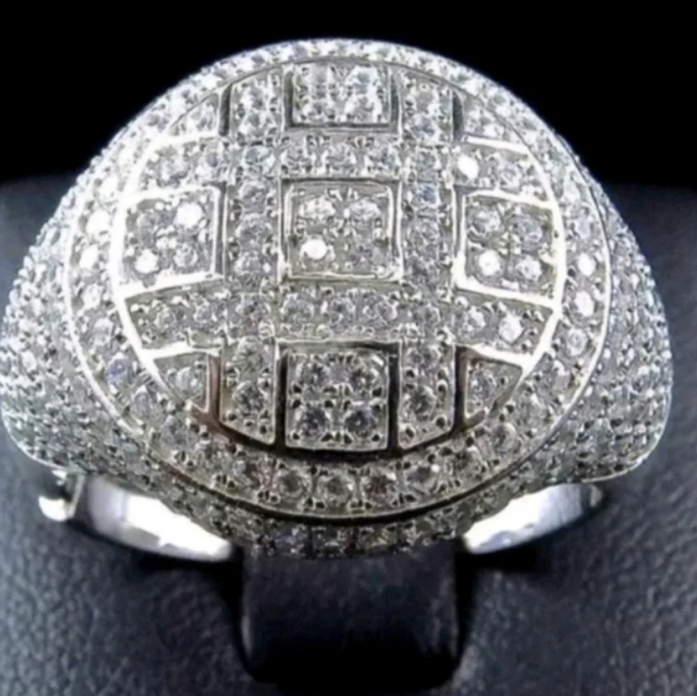 Mens Statement Ring Sz 11
